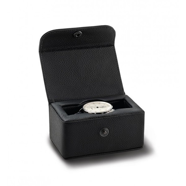 Scatola del Tempo Viaggio Chestnut Leather Single Watch Carrying Case